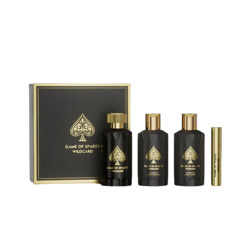 JO MILANO GAME OF SPADES WILDCARD SET 4PZAS